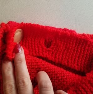 Girls adjustable knitted skirt